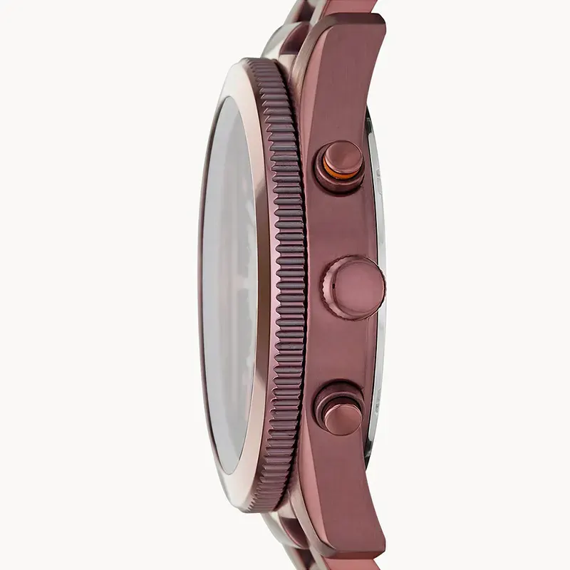 Fossil Perfect Boyfriend Multi-Function Wine Ladies Watch- ES4110